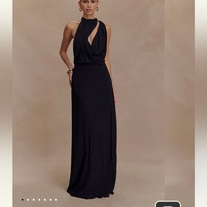 NWT Meshki Galia Black Dress size S